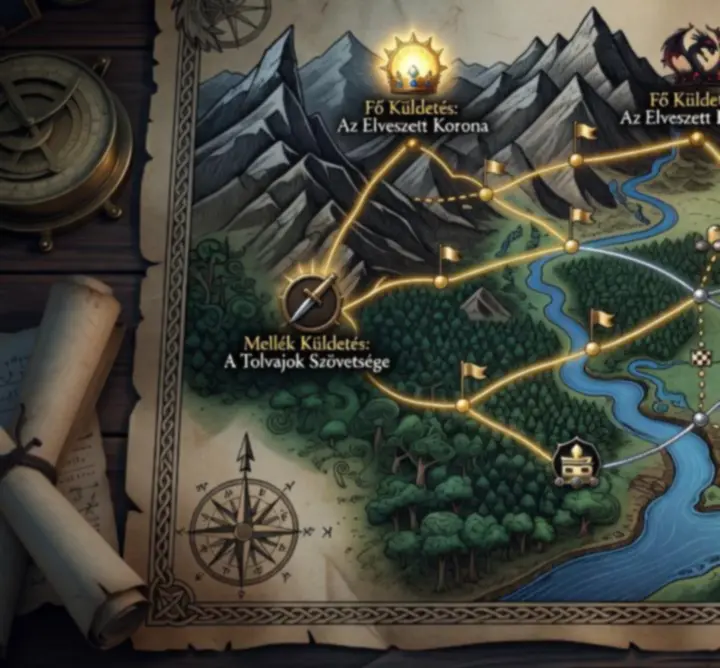 Ultimate Fable küldetés térkép és útvonaltervezés