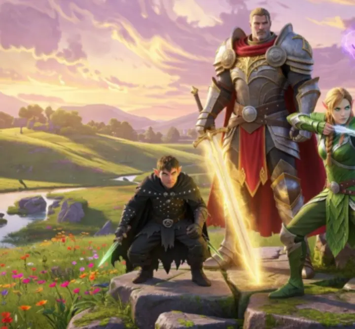 Ultimate Fable speciális karaktereket bemutató illusztráció